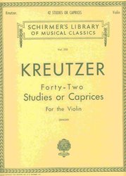 KREUTZER - 42 Studies or Caprices for the Violin / housle