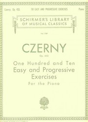 CZERNY, Op.453 - 110 jednoduchých cvičení / klavír