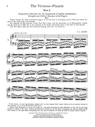 THE VIRTUOSO PIANIST by C.L.Hanon