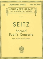 SEITZ - Pupil&apos;s Concerto No. 2 in G Major, Op. 13 - housle &amp; klavír