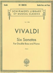 Vivaldi: Six Sonatas for Double Bass and Piano / kontrabas a klavír
