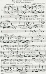 BACH - MY HEART EVER FAITHFUL low voice