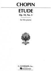 Chopin: Etude In E Major Op.10 No.3 / sólo klavír