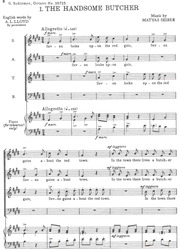 THREE HUNGARIAN FOLK SONGS / SATB