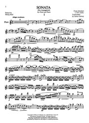 Schubert: SONATA (Per Arpeggione) / příčná flétna a klavír