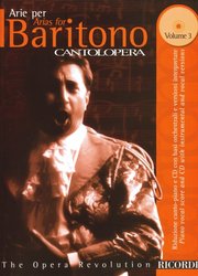 RICORDI Cantolopera: Arias for Baritone 3 + CD / zpěv + klavír