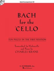 SCHIRMER, Inc. BACH for the CELLO + CD / violoncello&klavír