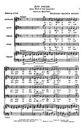 AVE VERUM / SATB* + piano