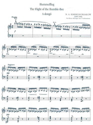 THE FLIGHT OF THE BUMBLE-BEE (Let čmeláka) / sólo klavír