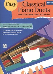 ALFRED PUBLISHING CO.,INC. EASY CLASSICAL PIANO DUETS 1  -   Teacher and Student