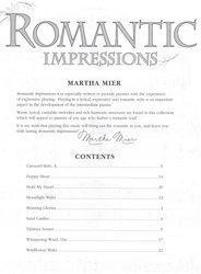 ROMANTIC IMPRESSIONS book 1 / sólo klavír