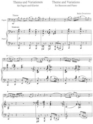 Theme and Variations by Balis Dwarionas / fagot a klavír