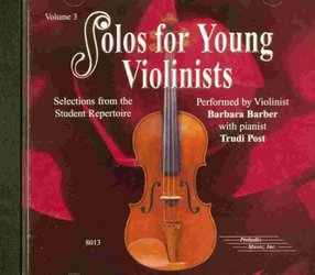 SOLOS FOR YOUNG VIOLINISTS 3 - CD s klavírním doprovodem