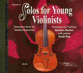 ALFRED PUBLISHING CO.,INC. SOLOS FOR YOUNG VIOLINISTS 4 - CD s klavírním doprovodem