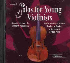 SOLOS FOR YOUNG VIOLINISTS 6 - CD s klavírním doprovodem