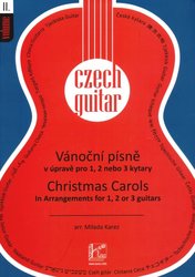 EDITIO KAREZ Česká kytara  II. - české vánoční písně v úpravě pro 1, 2 nebo 3 kytary
