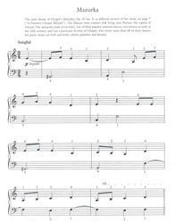 A First Book of CHOPIN / jednoduchý klavír