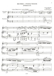 Debussy: DEUX PRELUDES pour clarinette at piano / Dvě preludia pro klarinet a klavír