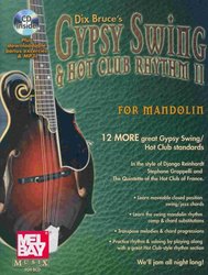 MEL BAY PUBLICATIONS Gypsy Swing&Hot Club Rhythm for Mandolin II + CD / mandolína + tabula