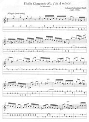 J.S. Bach for Mandolin + Audio Online / mandolína + tabulatura
