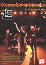 Gypsy Violin Classics + Audio Online / housle a klavír