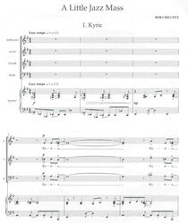 A LITTLE JAZZ MASS by Bob Chilcott / SATB*
