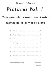 PICTURES 1 by Daniel Hellbach + CD / trumpeta a klavír