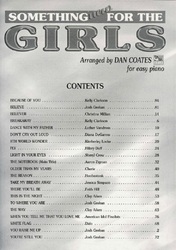 SOMETHING NEW FOR THE GIRLS for easy piano