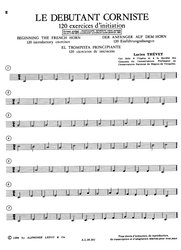 Thévet: Le Débutant Corniste / 120 úvodních cvičení pro začínající hráče na lesní roh