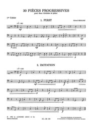 Berlioz: 30 PIECES PROGRESSIVES 1 (1-15) / dva tympány a klavír