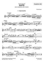 Bonneau: Suite / altový saxofon a klavír