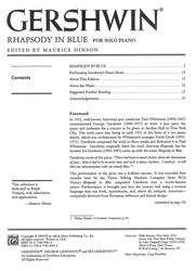 Gershwin: Rhapsody in Blue / klavír