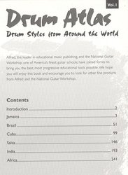 Drum Atlas 1 (Drum Styles from Around the World - Africa, Brazil, Cuba, India, Jamaica, Salsa) + CD