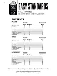 Alfred Jazz Easy Play Along Series 2 -  Easy Standards + Audio Online / doprovod - party rytmické sekce (klavír/basa/bicí)