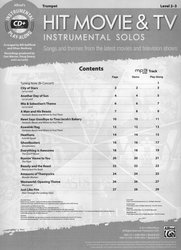 Hit Movie &amp; TV Instrumental Solos + CD / trumpeta a klavír (PDF)