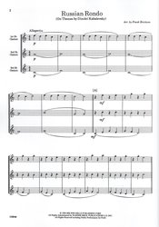 Kabalevsky: RUSSIAN RONDO / skladba ve snadném aranžmá pro tři klarinety