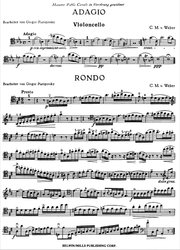 Weber: Adagio and Rondo / violoncello a klavír