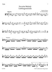 Viola Recital Album 3 / snadné přednesové skladby pro violu a klavír nebo dvě violy
