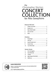 Concert Collection for Alto Saxophone by Christopher Norton + Audio Online / altový saxofon a klavír