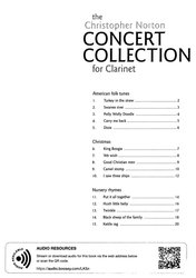 Concert Collection for Clarinet by Christopher Norton + Audio Online / klarinet a klavír