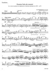 Demersseman: Premier Solo de Concert / trombon (euphonium, baritone) a klavír
