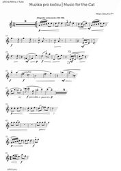 Dlouhý: Muzika pro kočku / přednesová skladba pro příčnou flétnu a klavír