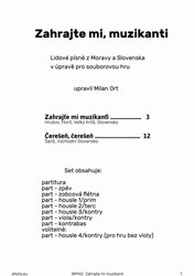 Zahrajte mi, muzikanti / lidové písně z Moravy a Slovenska pro souborovou hru