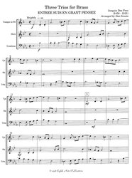 Three Trios for Brass / Tři skladby pro trumpetu, lesní roh (trumpetu) a pozoun