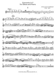 Koželuch: Concerto in F / hoboj a klavír