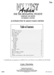 My First Arban / tuba - cvičení a etudy