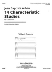Arban: 14 Characteristic Studies / trombon (pozoun)