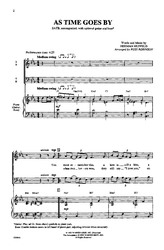 AS TIME GOES BY / SATB