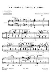 Badarzewska: LA PRIERE D&apos;UNE VIERGE (Divčina modlitba) Op. 4 / klavír sólo