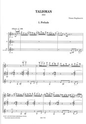 Bogdanovic: Talisman (Prélude + Fugue) / 2 skladby pro 3 kytary nebo 2 kytary a violoncello